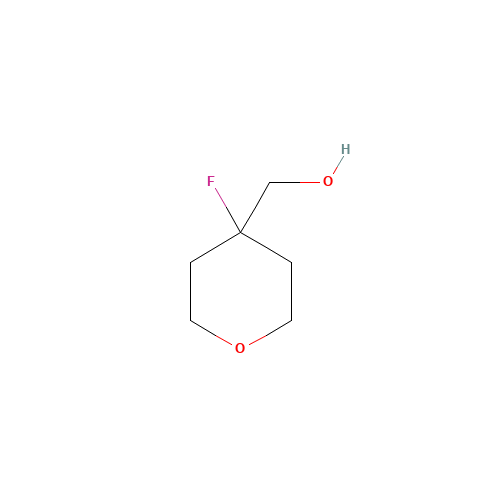 (4-fluorooxan-4-yl)methanol (CAS: 883442-46-4) - Chemical Structure and Molecular Formula 