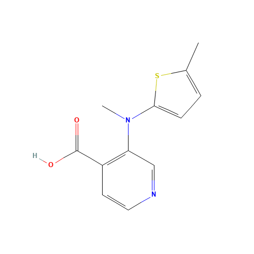 3-[methyl-(5-methylthiophen-2-yl)amino]pyridine-4-carboxylic acid (CAS: 1461602-85-6) - Related Chemical Product
