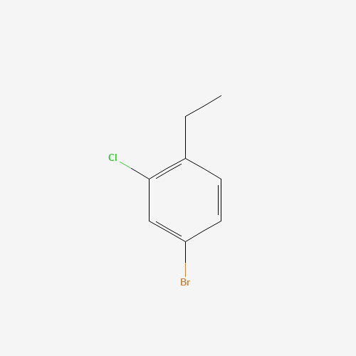 4-bromo-2-chloro-1-ethylbenzene (CAS: 1310948-67-4) - Chemical Structure and Molecular Formula 