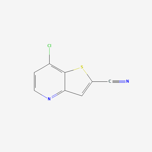 7-chlorothieno[3,2-b]pyridine-2-carbonitrile (CAS: 380235-83-6) - Chemical Structure and Molecular Formula 