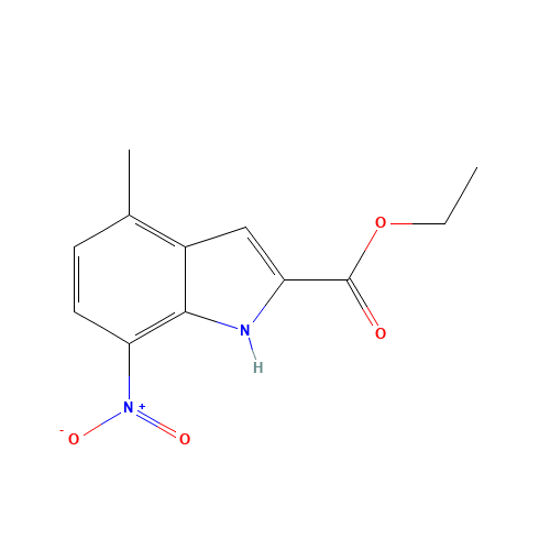 ethyl 4-methyl-7-nitro-1H-indole-2-carboxylate (CAS: 61149-52-8) - Related Chemical Product