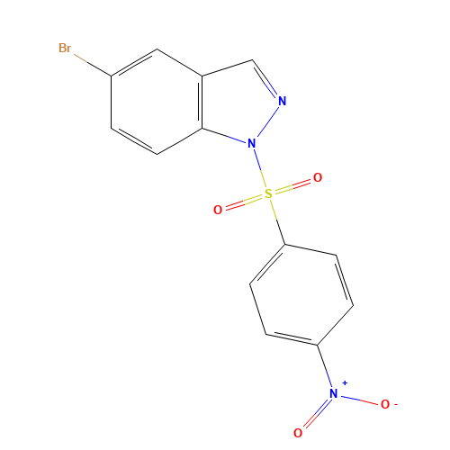 5-bromo-1-(4-nitrophenyl)sulfonylindazole (CAS: 1310556-90-1) - Related Chemical Product