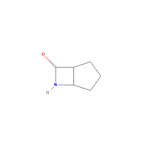 6-azabicyclo[3.2.0]heptan-7-one (CAS: 22031-52-3) - Chemical Structure and Molecular Formula 