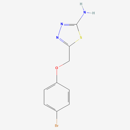 5-[(4-bromophenoxy)methyl]-1,3,4-thiadiazol-2-amine (CAS: 299441-95-5) - Related Chemical Product