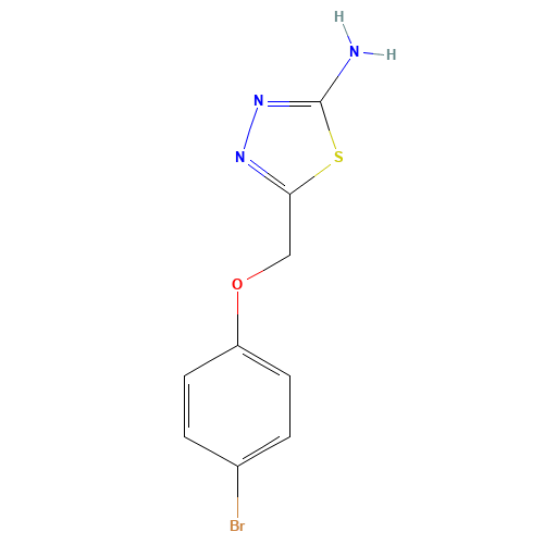 5-[(4-bromophenoxy)methyl]-1,3,4-thiadiazol-2-amine (CAS: 299441-95-5) - Related Chemical Product