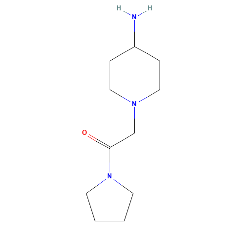 2-(4-aminopiperidin-1-yl)-1-pyrrolidin-1-ylethanone (CAS: 926187-03-3) - Related Chemical Product