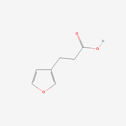3-(furan-3-yl)propanoic acid (CAS: 90048-04-7) - Chemical Structure and Molecular Formula 