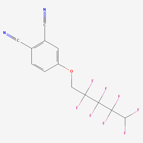 4-(2,2,3,3,4,4,5,5-octafluoropentoxy)benzene-1,2-dicarbonitrile (CAS: 121068-03-9) - Related Chemical Product