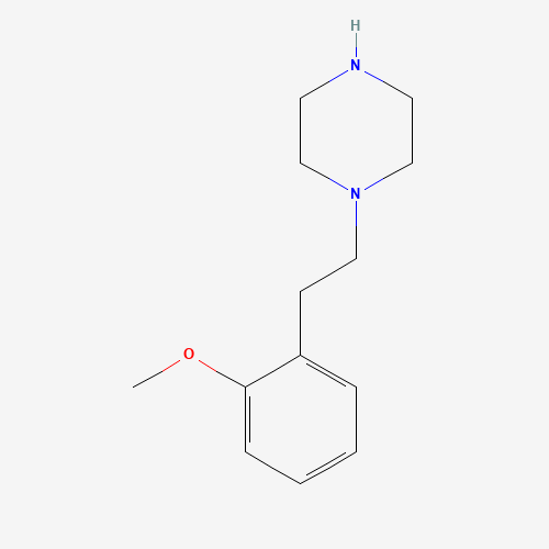 1-[2-(2-methoxyphenyl)ethyl]piperazine (CAS: 147149-54-0) - Chemical Structure and Molecular Formula 