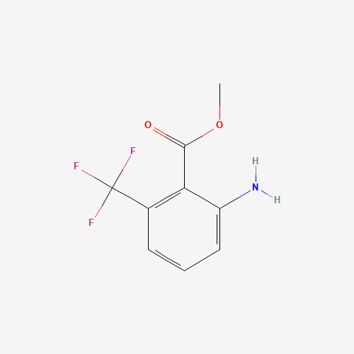 methyl 2-amino-6-(trifluoromethyl)benzoate (CAS: 147494-56-2) - Chemical Structure and Molecular Formula 