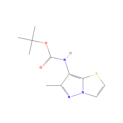 tert-butyl N-(6-methylpyrazolo[5,1-b][1,3]thiazol-7-yl)carbamate (CAS: 1290127-79-5) - Related Chemical Product