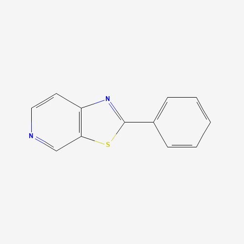 2-phenyl-[1,3]thiazolo[5,4-c]pyridine (CAS: 52334-38-0) - Chemical Structure and Molecular Formula 