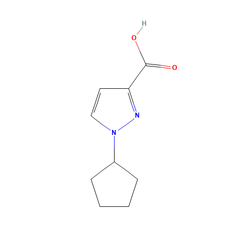 1-cyclopentylpyrazole-3-carboxylic acid (CAS: 1006348-93-1) - Related Chemical Product