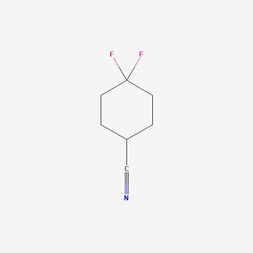 4,4-difluorocyclohexane-1-carbonitrile (CAS: 922728-21-0) - Chemical Structure and Molecular Formula 