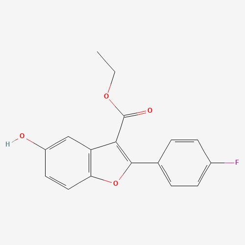 ethyl 2-(4-fluorophenyl)-5-hydroxy-1-benzofuran-3-carboxylate (CAS: 691856-86-7) - Related Chemical Product