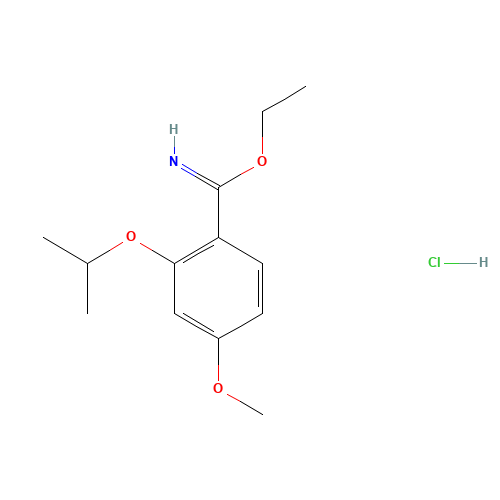 ethyl 4-methoxy-2-propan-2-yloxybenzenecarboximidate;hydrochloride (CAS: 548472-48-6) - Related Chemical Product
