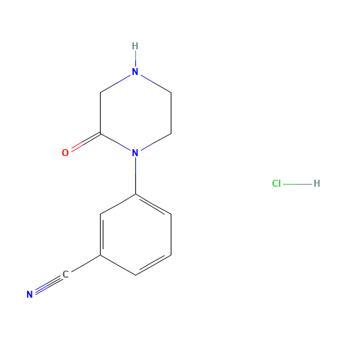 3-(2-oxopiperazin-1-yl)benzonitrile;hydrochloride (CAS: 1284250-03-8) - Related Chemical Product
