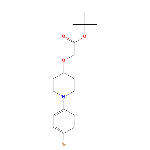 tert-butyl 2-[1-(4-bromophenyl)piperidin-4-yl]oxyacetate (CAS: 1415794-27-2) - Related Chemical Product