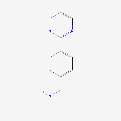 N-methyl-1-(4-pyrimidin-2-ylphenyl)methanamine (CAS: 886851-48-5) - Related Chemical Product