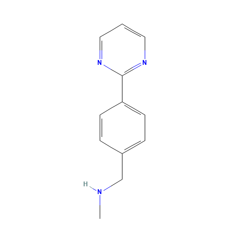 N-methyl-1-(4-pyrimidin-2-ylphenyl)methanamine (CAS: 886851-48-5) - Related Chemical Product
