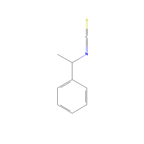 1-isothiocyanatoethylbenzene (CAS: 4478-92-6) - Chemical Structure and Molecular Formula 