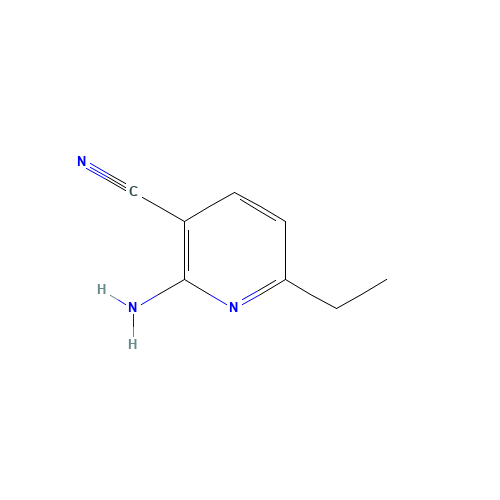 2-amino-6-ethylpyridine-3-carbonitrile (CAS: 1026039-54-2) - Chemical Structure and Molecular Formula 