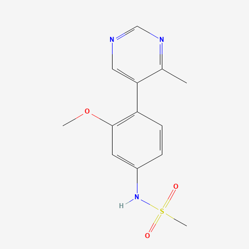 N-[3-methoxy-4-(4-methylpyrimidin-5-yl)phenyl]methanesulfonamide (CAS: 1357093-53-8) - Related Chemical Product