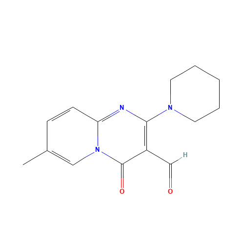 7-methyl-4-oxo-2-piperidin-1-ylpyrido[1,2-a]pyrimidine-3-carbaldehyde (CAS: 300586-42-9) - Related Chemical Product