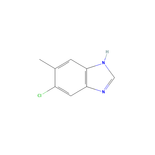 5-chloro-6-methyl-1H-benzimidazole (CAS: 109943-02-4) - Chemical Structure and Molecular Formula 