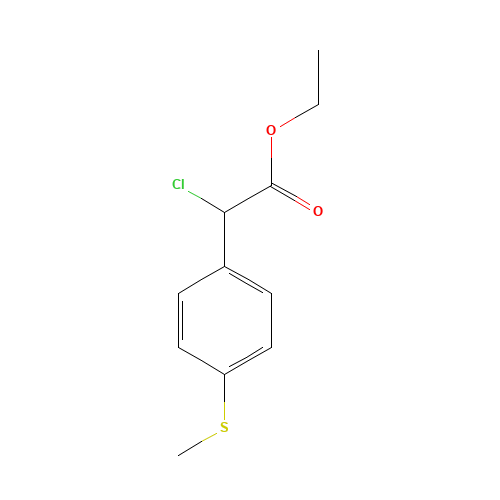 ethyl 2-chloro-2-(4-methylsulfanylphenyl)acetate (CAS: 1248997-17-2) - Related Chemical Product
