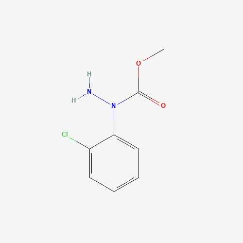 methyl N-amino-N-(2-chlorophenyl)carbamate (CAS: 935473-74-8) - Chemical Structure and Molecular Formula 