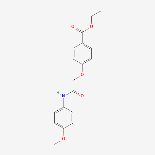 ethyl 4-[2-(4-methoxyanilino)-2-oxoethoxy]benzoate (CAS: 852980-68-8) - Related Chemical Product