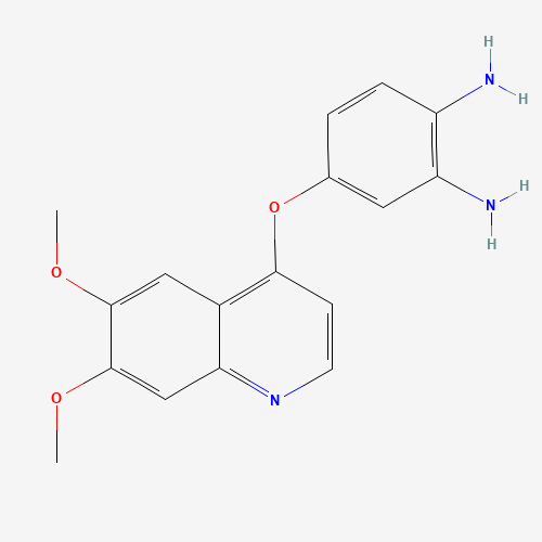 4-(6,7-dimethoxyquinolin-4-yl)oxybenzene-1,2-diamine (CAS: 769961-61-7) - Related Chemical Product