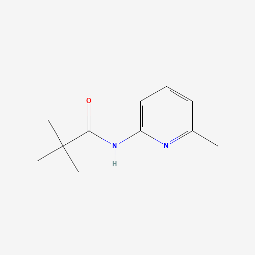 2,2-dimethyl-N-(6-methylpyridin-2-yl)propanamide (CAS: 86847-79-2) - Chemical Structure and Molecular Formula 
