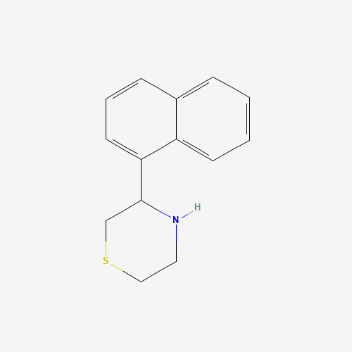 3-naphthalen-1-ylthiomorpholine (CAS: 914349-66-9) - Chemical Structure and Molecular Formula 