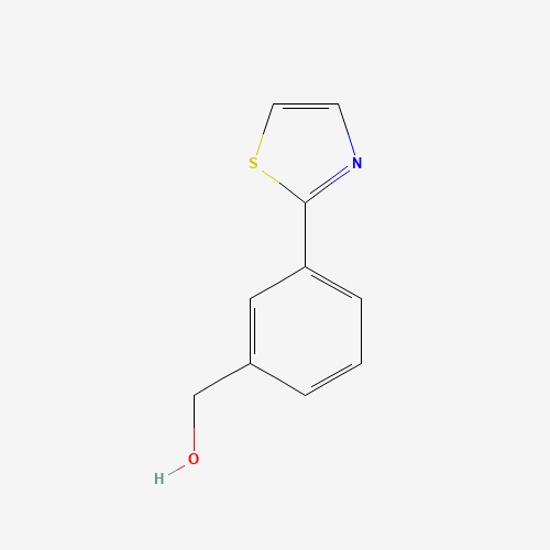 [3-(1,3-thiazol-2-yl)phenyl]methanol (CAS: 184847-97-0) - Chemical Structure and Molecular Formula 