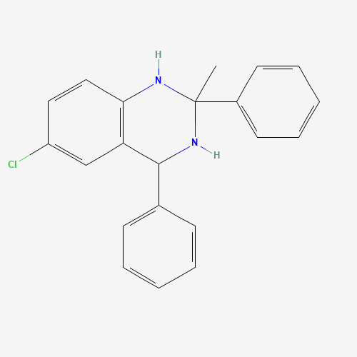 6-chloro-2-methyl-2,4-diphenyl-3,4-dihydro-1H-quinazoline (CAS: 84571-54-0) - Related Chemical Product