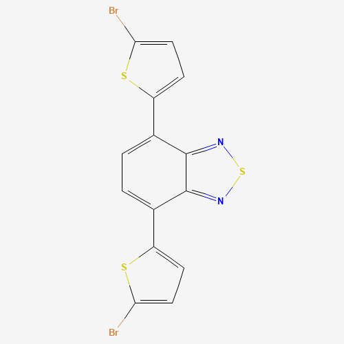4,7-bis(5-bromothiophen-2-yl)-2,1,3-benzothiadiazole (CAS: 288071-87-4) - Chemical Structure and Molecular Formula 