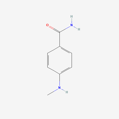 4-(methylamino)benzamide (CAS: 38359-26-1) - Chemical Structure and Molecular Formula 