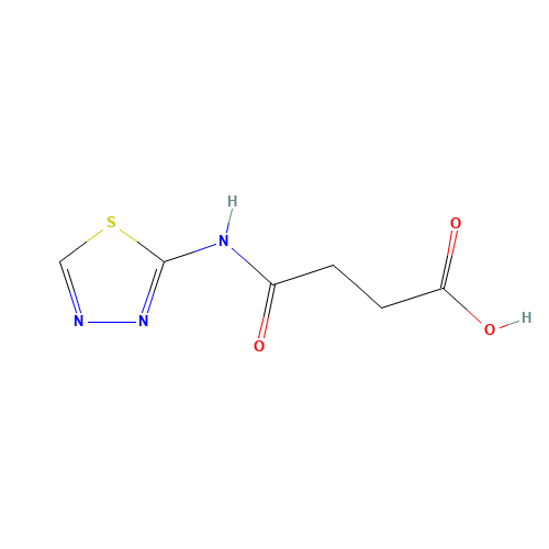 4-oxo-4-(1,3,4-thiadiazol-2-ylamino)butanoic acid (CAS: 26861-97-2) - Related Chemical Product