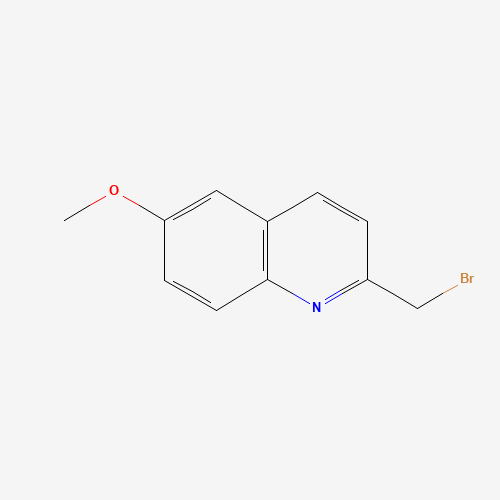 2-(bromomethyl)-6-methoxyquinoline (CAS: 133772-25-5) - Chemical Structure and Molecular Formula 