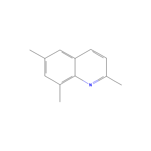 2,6,8-trimethylquinoline (CAS: 2243-90-5) - Chemical Structure and Molecular Formula 