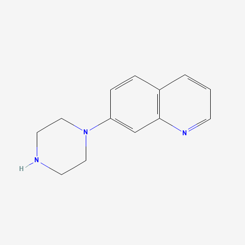 7-piperazin-1-ylquinoline (CAS: 683243-27-8) - Chemical Structure and Molecular Formula 