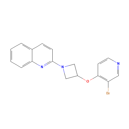 2-[3-(3-bromopyridin-4-yl)oxyazetidin-1-yl]quinoline (CAS: 1350607-57-6) - Related Chemical Product