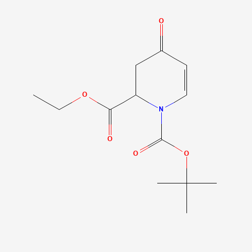 1-O-tert-butyl 2-O-ethyl 4-oxo-2,3-dihydropyridine-1,2-dicarboxylate (CAS: 81357-16-6) - Related Chemical Product