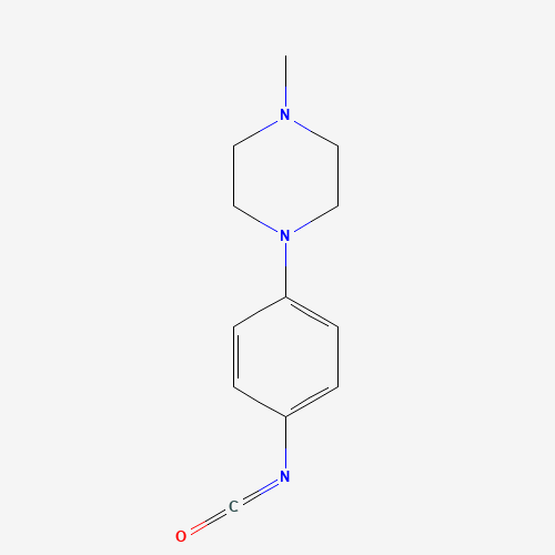 1-(4-isocyanatophenyl)-4-methylpiperazine (CAS: 879896-39-6) - Chemical Structure and Molecular Formula 