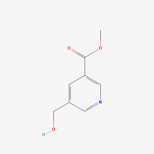 methyl 5-(hydroxymethyl)pyridine-3-carboxylate (CAS: 129747-52-0) - Chemical Structure and Molecular Formula 