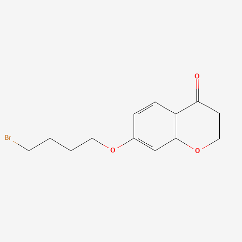 7-(4-bromobutoxy)-2,3-dihydrochromen-4-one (CAS: 875455-34-8) - Related Chemical Product