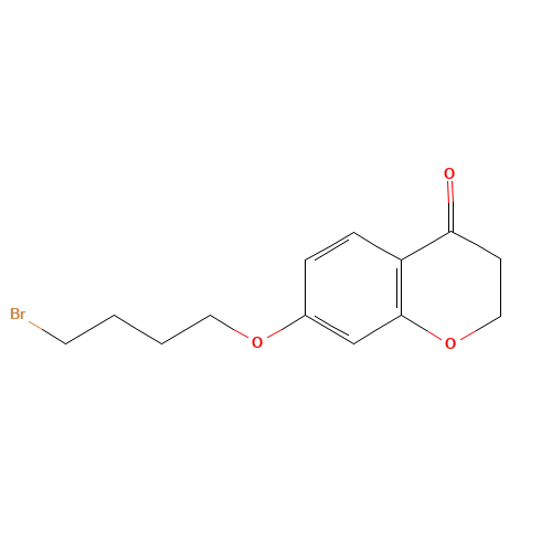 7-(4-bromobutoxy)-2,3-dihydrochromen-4-one (CAS: 875455-34-8) - Related Chemical Product