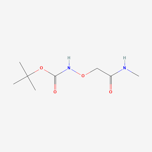 tert-butyl N-[2-(methylamino)-2-oxoethoxy]carbamate (CAS: 1177370-32-9) - Chemical Structure and Molecular Formula 